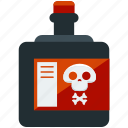 bottle, chemistry, danger, hazard, poison, poisonous