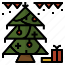 christmas, decoration, gift, tree