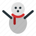 christmas, snow, snowman, winter