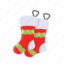 christmas, decoration, gift, socks, winter, xmas