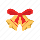 bell, celebration, christmas, ribbon, xmas