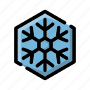 snowflake, snow, winter, weather, ice, nature, freeze