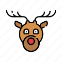 animal, christmas, deer, reindeer, winter, xmas