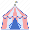 big, carnival, circus, tent, top