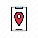 gps, location, map, mobile, phone