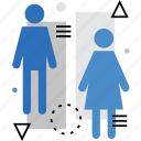 female, male, man, restroom, toilet, wc, woman