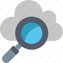 search, cloud, data, database, find, information, magnifier