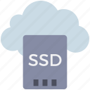 cloud, computing, data, drive, hard, ssd, storage