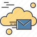 cloud, computing, email, mail, message