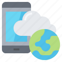 cloud, data, golbal, smartphone, technology