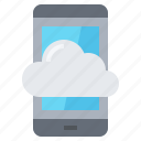 cloud, data, file, smartphone, technology