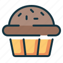 bakery, cake, cup, muffin