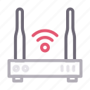 antenna, connection, modem, router, wireless