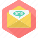 envelope, inbox, sms, letter, mail, message, send