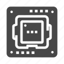 cpu, microchip, processor