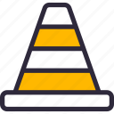 cone, repair, road, traffic