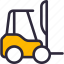 construction, forklift, lifter, vehicle