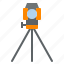 architecture, construction, geodesy, industry, labor, theodolite, tripod 