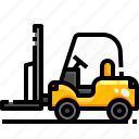 fork, forklift, industry, lift, transport, truck, vehicle