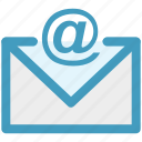 at, email, envelope, letter, message