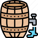 barrel, cask, tap, whisky, brewery