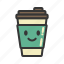 coffee, cup, emoji, emoticon, emotion, expression 