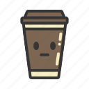 coffee, cup, emoji, emoticon, emotion, expression