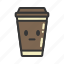 coffee, cup, emoji, emoticon, emotion, expression 