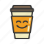 coffee, cup, emoji, emoticon, emotion, expression 