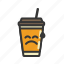 coffee, cup, emoji, emoticon, emotion, expression 