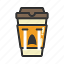 coffee, cup, emoji, emoticon, emotion, expression