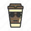 coffee, cup, emoji, emoticon, emotion, expression 