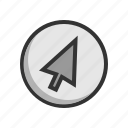 arrow, cursor, pointer