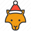 animal, avatar, christmas, fox, wild, xmas