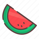 fresh, watermelon, food, fruit