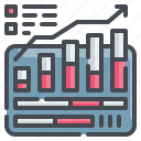 bar, chart, profits, growth, benefit