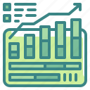 bar, chart, profits, growth, benefit