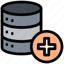 database, server, add, data