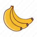 banana, fruit, food, healthy, vitamins