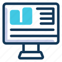 analyze, computer, statistic, bar chart