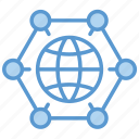 global, internet, network