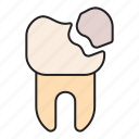 broken, teeth, tooth, dental