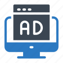 ad, advertisement, digital, online, screen