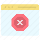 ad blocker, ban, stop, block