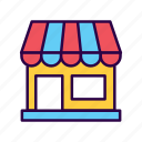 building, commerce, market, purchase, shop, shopping