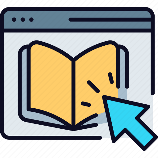 Online, book icon - Download on Iconfinder on Iconfinder