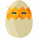 hatcheling, animal, chick, easter, egg, hatch