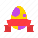 award, badge, easter, easter egg, egg