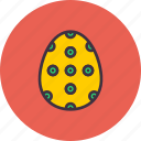 decorated, decoration, dots, easter, egg, paschal