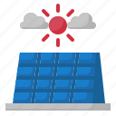 solar, cell, cloud, energy, ecology